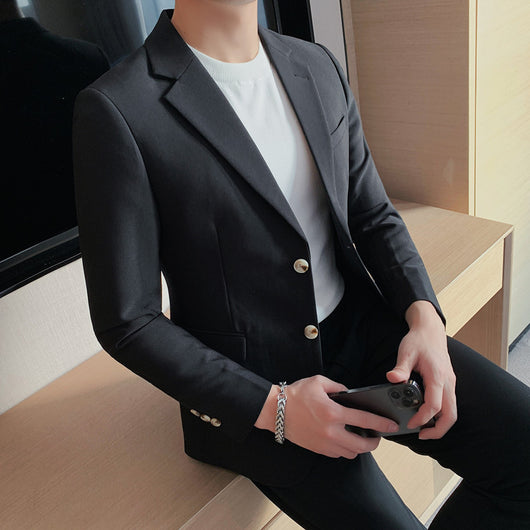Traje Casual Sofisticado para Hombre de Dos Botones - Image 4