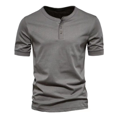 Playera Casual de Cuello Redondo para Hombre - Colores Sólidos - Image 21
