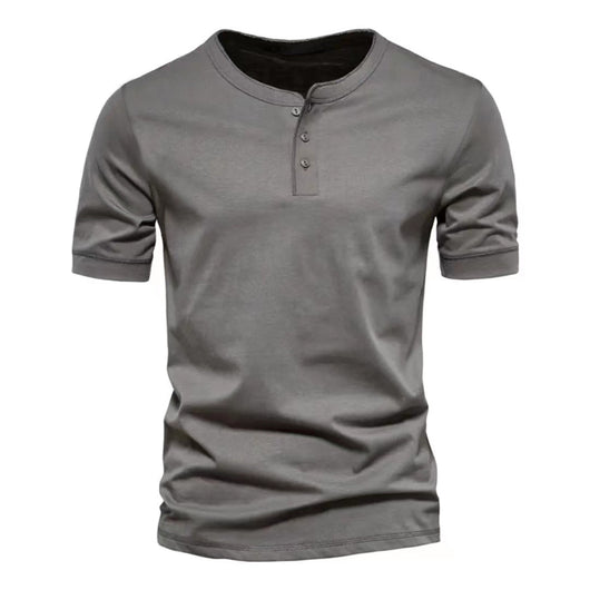 Playera Casual de Cuello Redondo para Hombre - Colores Sólidos - Image 21