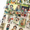 Vestido Infantil Muñeca Sopa de Tomate Impresión Digital Algodón Bolso Patchwork Hecho a Mano