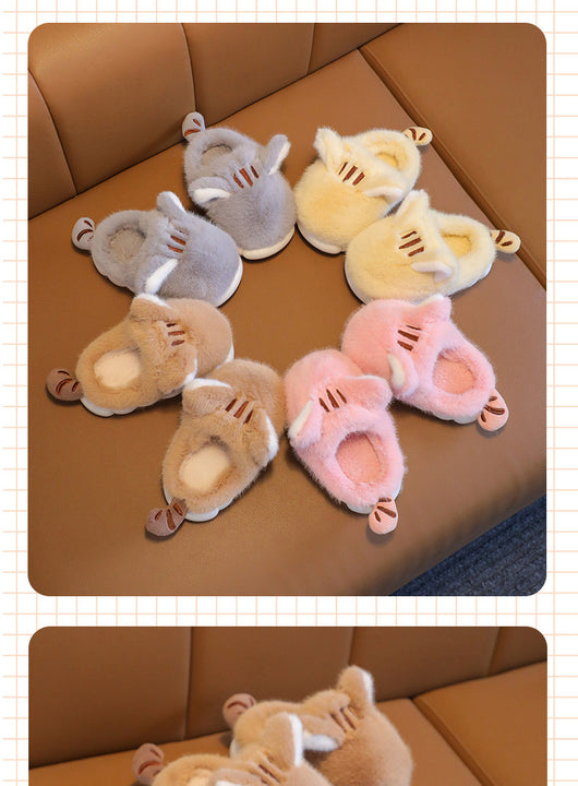 Pantuflas de Algodón para Niños con Diseño de Gatito - Cálidas y Acogedoras - Image 9