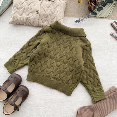 Conjunto de Cardigan y Jumper Unisex Estilo Europeo para Bebé - Image 15