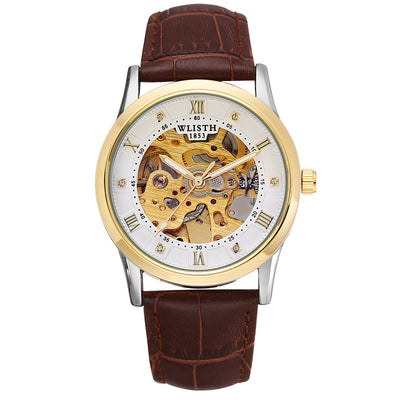 Reloj Automático de Negocios para Hombre Acero Inoxidable Resistente al Agua - Image 4