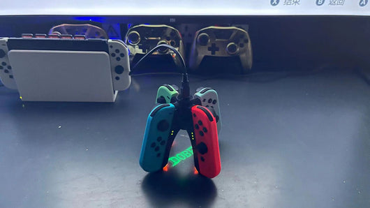 Cargador Múltiple 4 en 1 para Controles Nintendo Switch - Base de Carga Rápida - Image 22