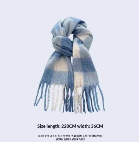 Pañuelo Azul Cielo Efecto Atmósfera para Mujer - Image 5