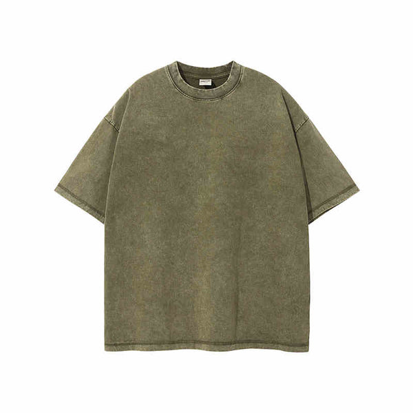 Camiseta Vintage Batik de Algodón con Efecto Desgastado - Image 4