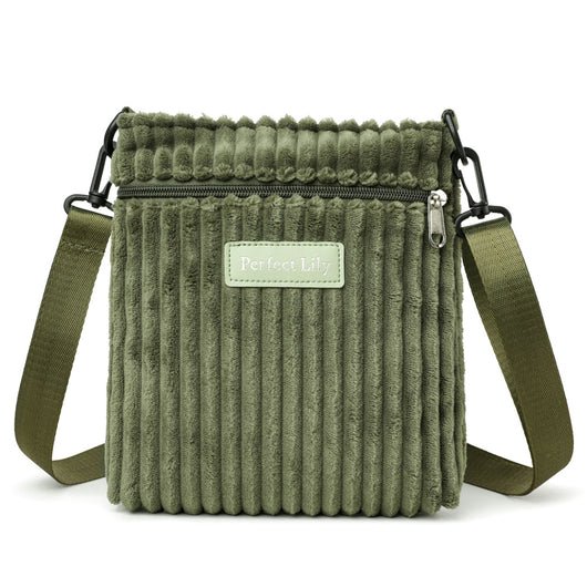 Bolsa Mensajero de Pana para Mujer - Estilo Casual y Funcional - Image 7