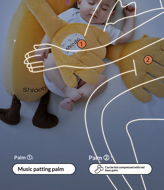 Almohada Muñeca Calmante con Mano para Dormir - Ayuda Sueño del Bebé - Image 10