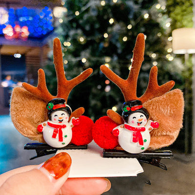 Pinzas Navideñas Decorativas - Clips Festivos de Pato, Muñeco de Nieve y Astas - Image 62