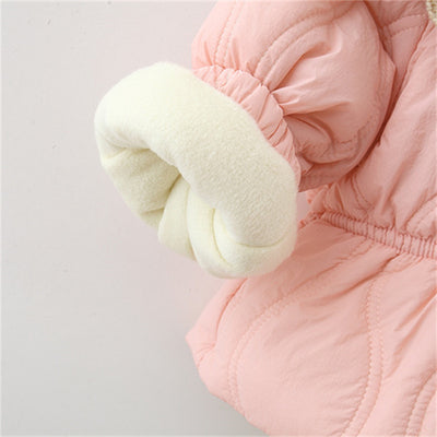 Abrigo Acolchado Térmico de Algodón Grueso para Niñas - Image 10