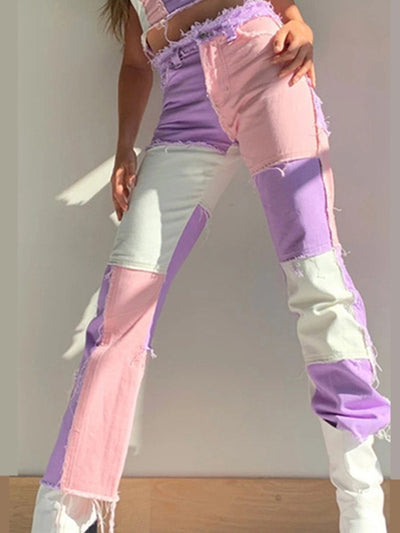 Pantalones Vaqueros Cintura Alta Efecto Reductor Estilo Casual - Image 16