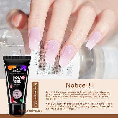 Extensiones de Uñas con Pegamento Cristal UV Beauty - Image 13