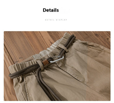 Pantalones Overol Japoneses Holgados para Hombre - Image 13
