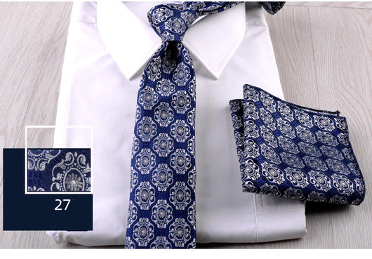 Combo Corbata y Pañuelo de Bolsillo para Hombre Profesional - Image 28