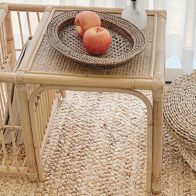 Mesa de Té Cuadrada Estilo Japonés con Almacenamiento Tatami - Image 4