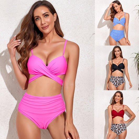 Bikini Estampado Cintura Alta Sexy para Mujer - Image 15