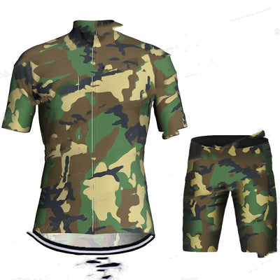 Conjunto de Ciclismo de Verano con Pechera Manga Corta - Image 3