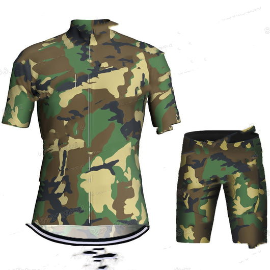 Conjunto de Ciclismo de Verano con Pechera Manga Corta - Image 3