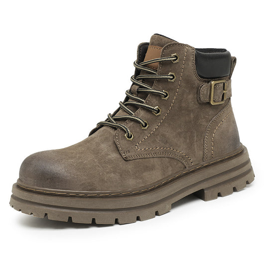 Botas Martin Hombre Estilo Británico Retro Otoño Invierno - Image 5