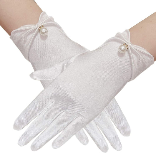 Guantes Cortos de Satén Personalizados para Mujer - Image 42
