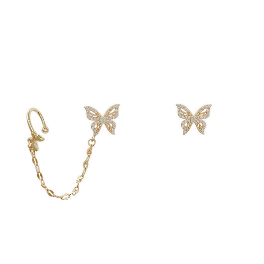 Aretes Asimétricos Diamante Meteor - Estilo Temperamento Dongdaemun - Image 10