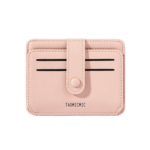 Cartera Compacta para Licencia de Conducir en Cuero PU