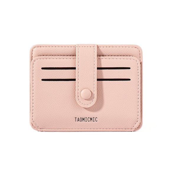 Cartera Compacta para Licencia de Conducir en Cuero PU