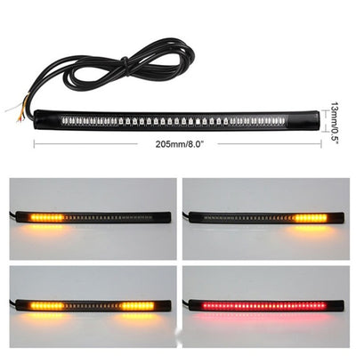 Luz LED de Freno y Direccional para Moto - Barra Impermeable Auxiliar - Image 6