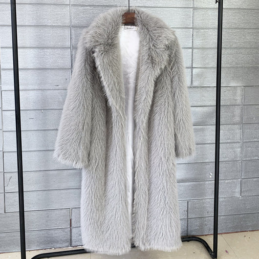 Abrigo Blazer Largo Elegante para Mujer - Sobretodo Clásico - Image 11