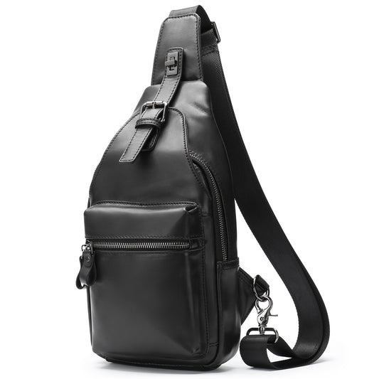 Bolsa Pecho Cuero Hombre Estilo Crossbody - Image 2