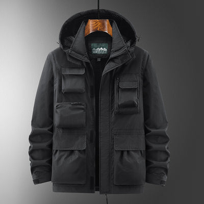 Chaqueta Impermeable Tipo Overol para Actividades Outdoor