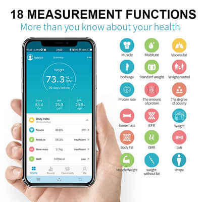 Báscula Inteligente de Grasa Corporal con Bluetooth - Image 6