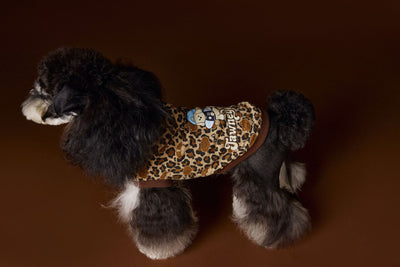 Suéter Tipo Hoodie sin Mangas Estampado Leopardo para Perros Bichon Schnauzer Yorkshire - Image 19