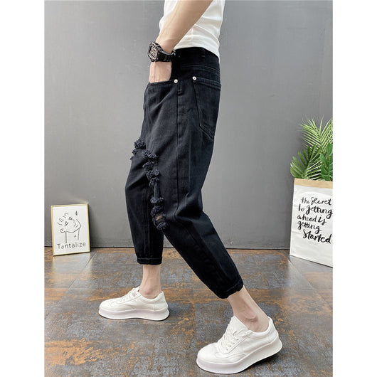 Jeans Rotos Ajustados para Hombre con Bota Entallada - Image 6
