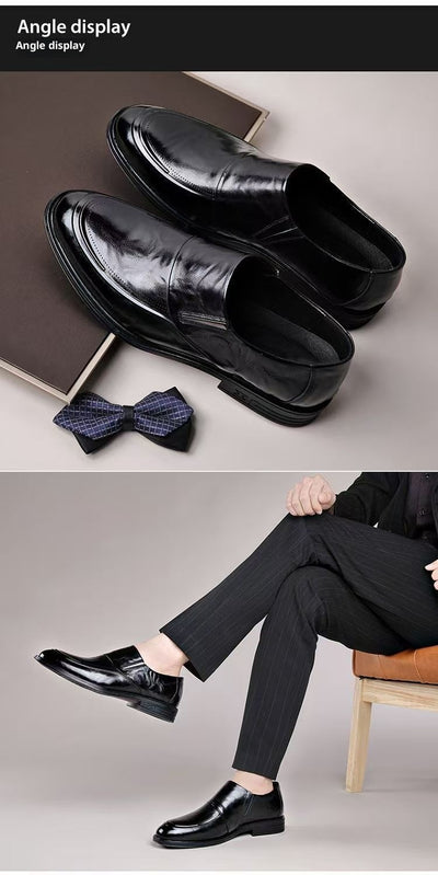 Zapatos de Cuero Suave para Novio - Mocasines Elegantes Punta Fina Suela Flexible - Image 15