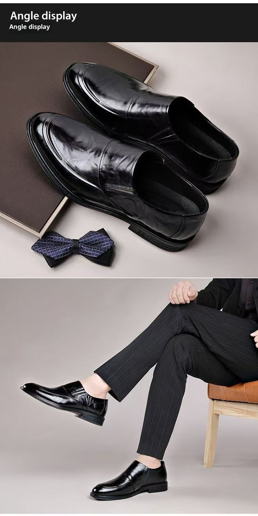 Zapatos de Cuero Suave para Novio - Mocasines Elegantes Punta Fina Suela Flexible - Image 15