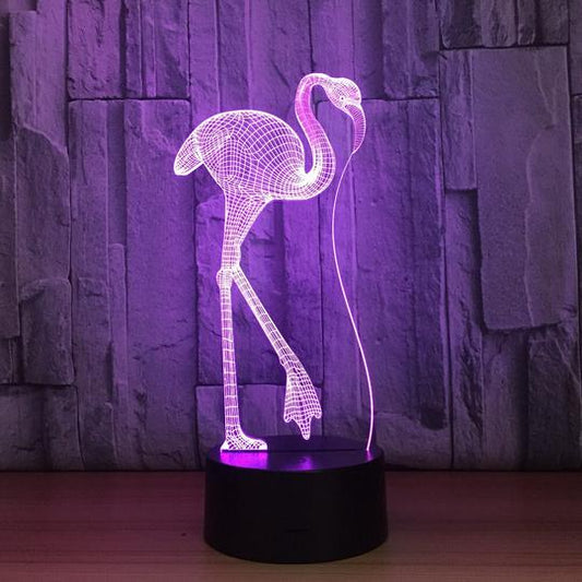 Lámpara de Mesa 3D con Control Remoto y Luces LED Táctiles Multicolor