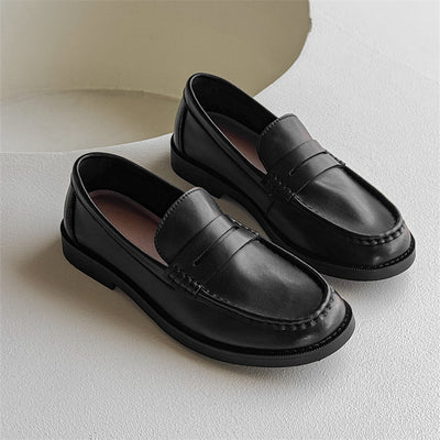 Zapatos Casuales Retro de Negocios para Hombre - Diseño Versátil sin Cordones - Image 4