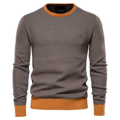 Sudadera Hombre Cuello Redondo Bicolor Estilo Europeo - Image 4