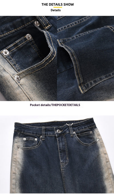 Jeans Acampanados con Degradado de Lavado Lateral - Image 14