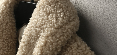 Abrigo Teddy Oversized Tipo Solapa Largo Suave Efecto Gamuza - Image 11