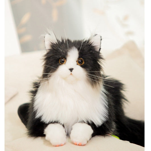 Gato de Peluche Realista - Juguete Suave para Niñas, Regalo Perfecto - Image 9