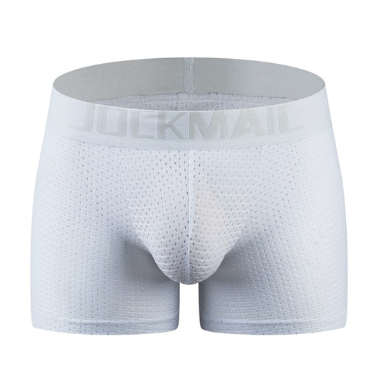 Calzoncillos Boxer Briefs de Malla Larga para Hombre HaleyChan Plus