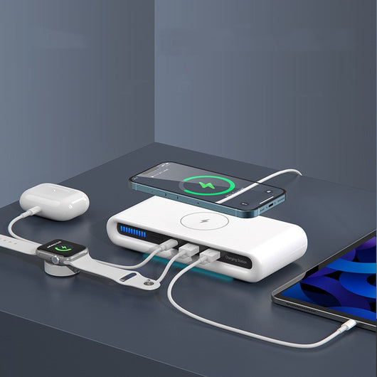 Cargador Inalámbrico de Escritorio 15W con Lámpara Ambiental - Image 3