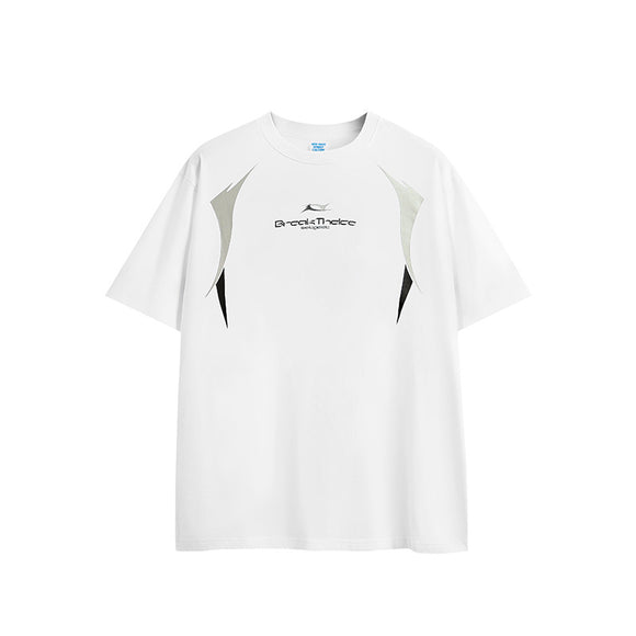 Playera Estampada de Moda Simple Manga Corta para Hombre