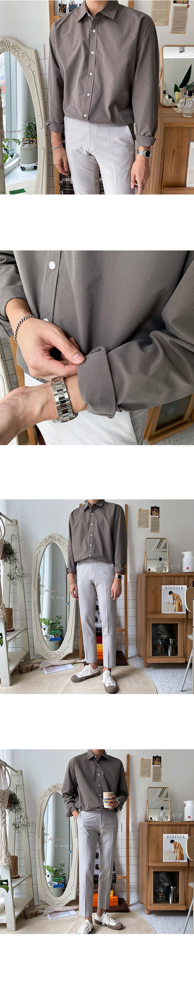 Camisa Suelta Ejecutiva Elegancia Senior - Image 12