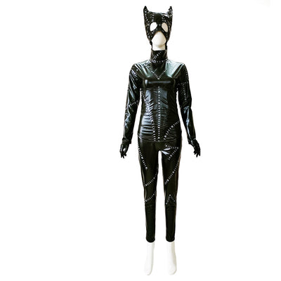 Leggings de Cuero PU Cos para Mujer - Traje Integral - Image 5