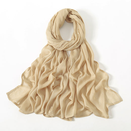 Pañuelo Modal Rayon Malayo Indonesio Colores Sólidos Transpirable - Image 12