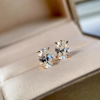 Aretes de Plata 925 con Diamante Oval - Diseño Elegante y Minimalista - Image 13