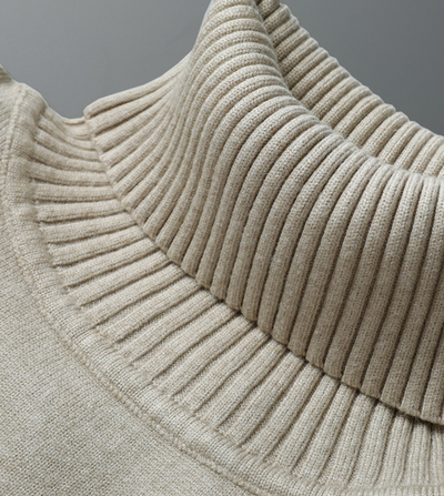 Suéter de Cuello Alto Hombre con Solapas - Diseño Moderno y Cálido - Image 20
